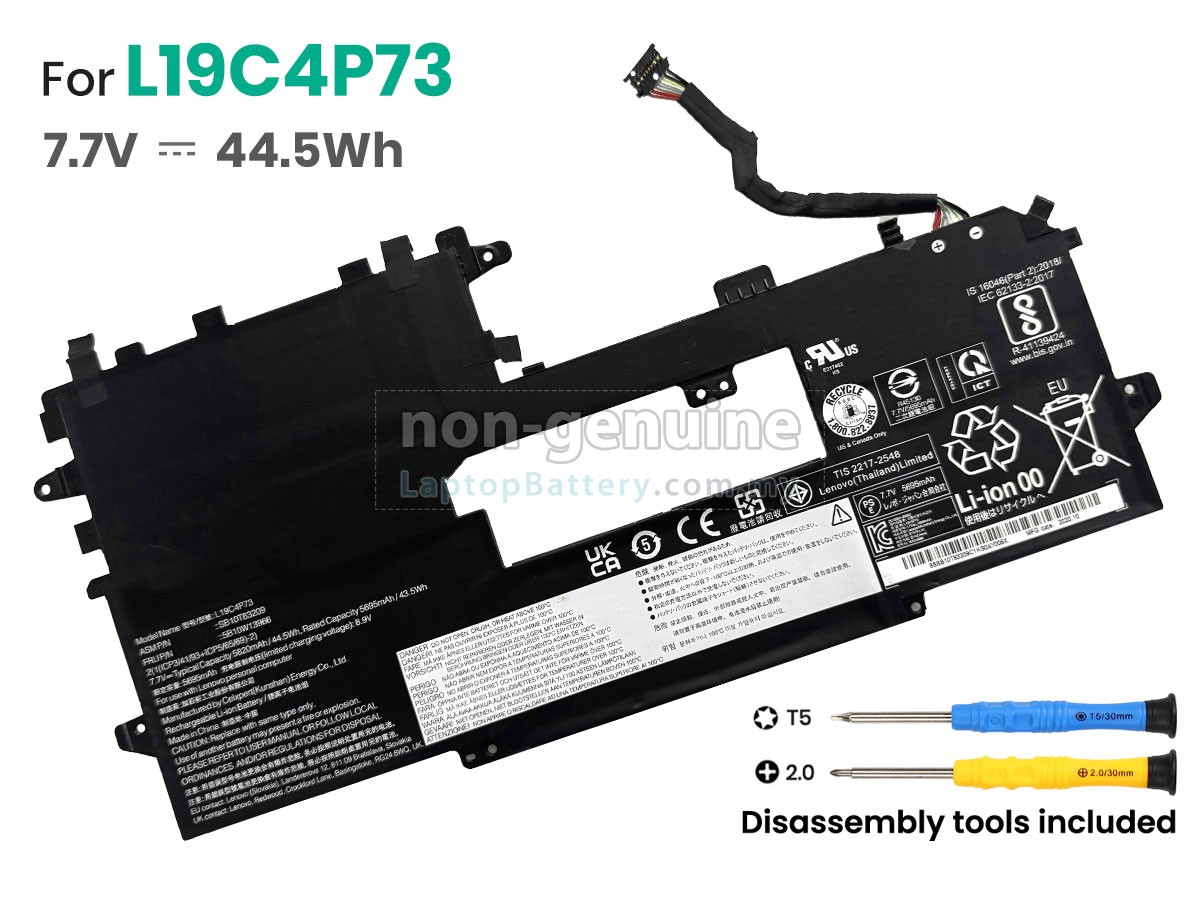 Lenovo L19C4P73 replacement battery