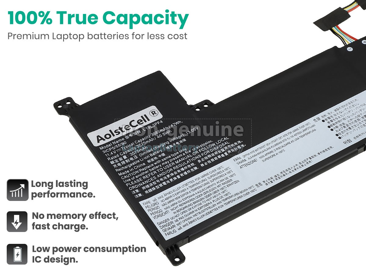 Lenovo L19C3PF6 replacement battery