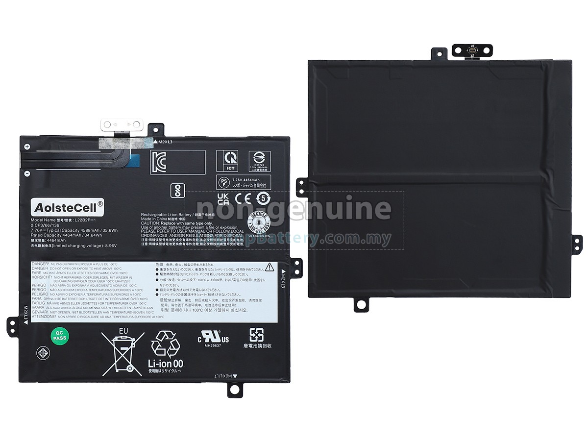Lenovo IdeaPad DUET 3 11IAN8-82XK005BTA replacement battery