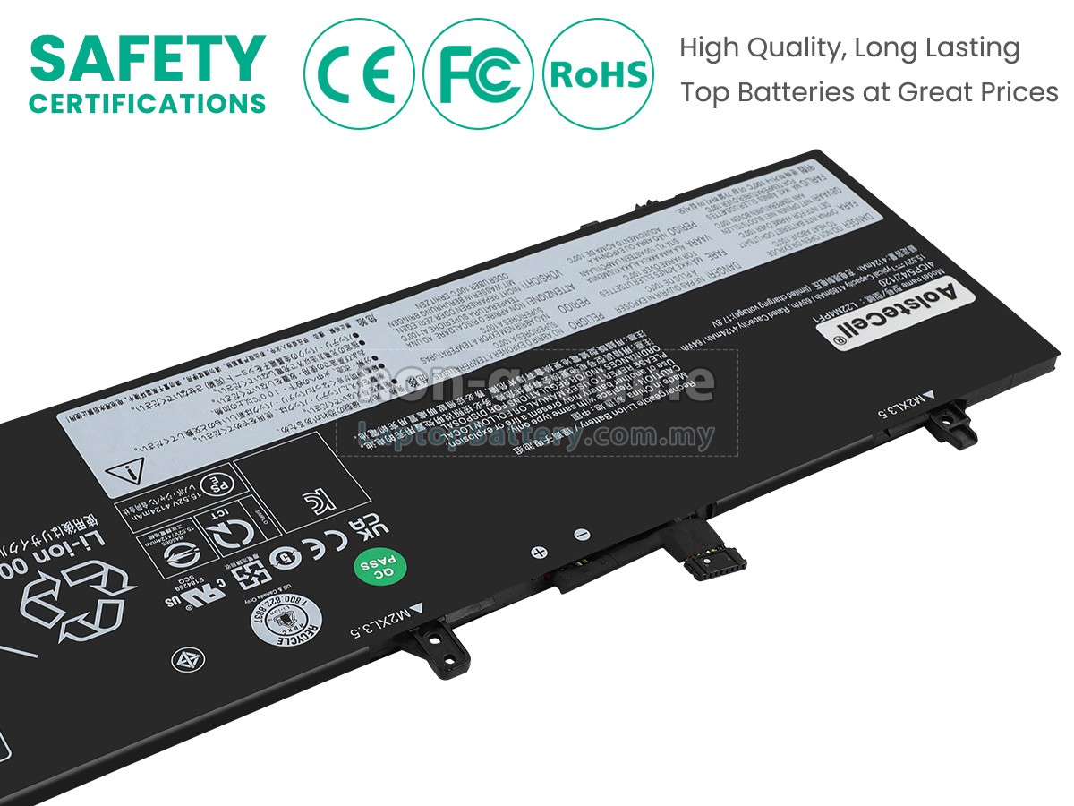 Lenovo YOGA SLIM 6 14IAP8-82WU006CFR replacement battery
