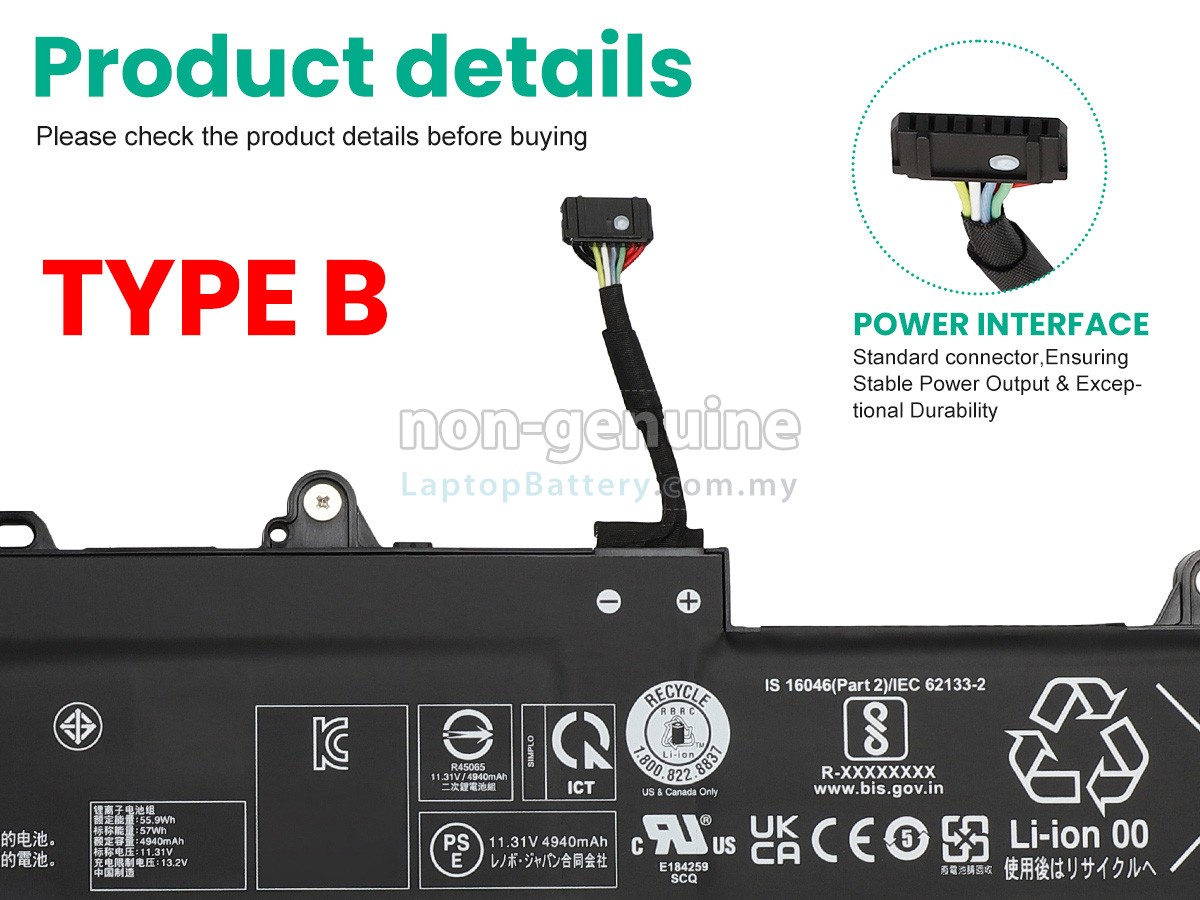 Lenovo ThinkPad L16 GEN 1-21L8 replacement battery