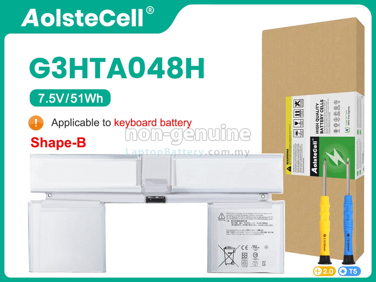 Microsoft Surface BOOK 2 1832 replacement battery