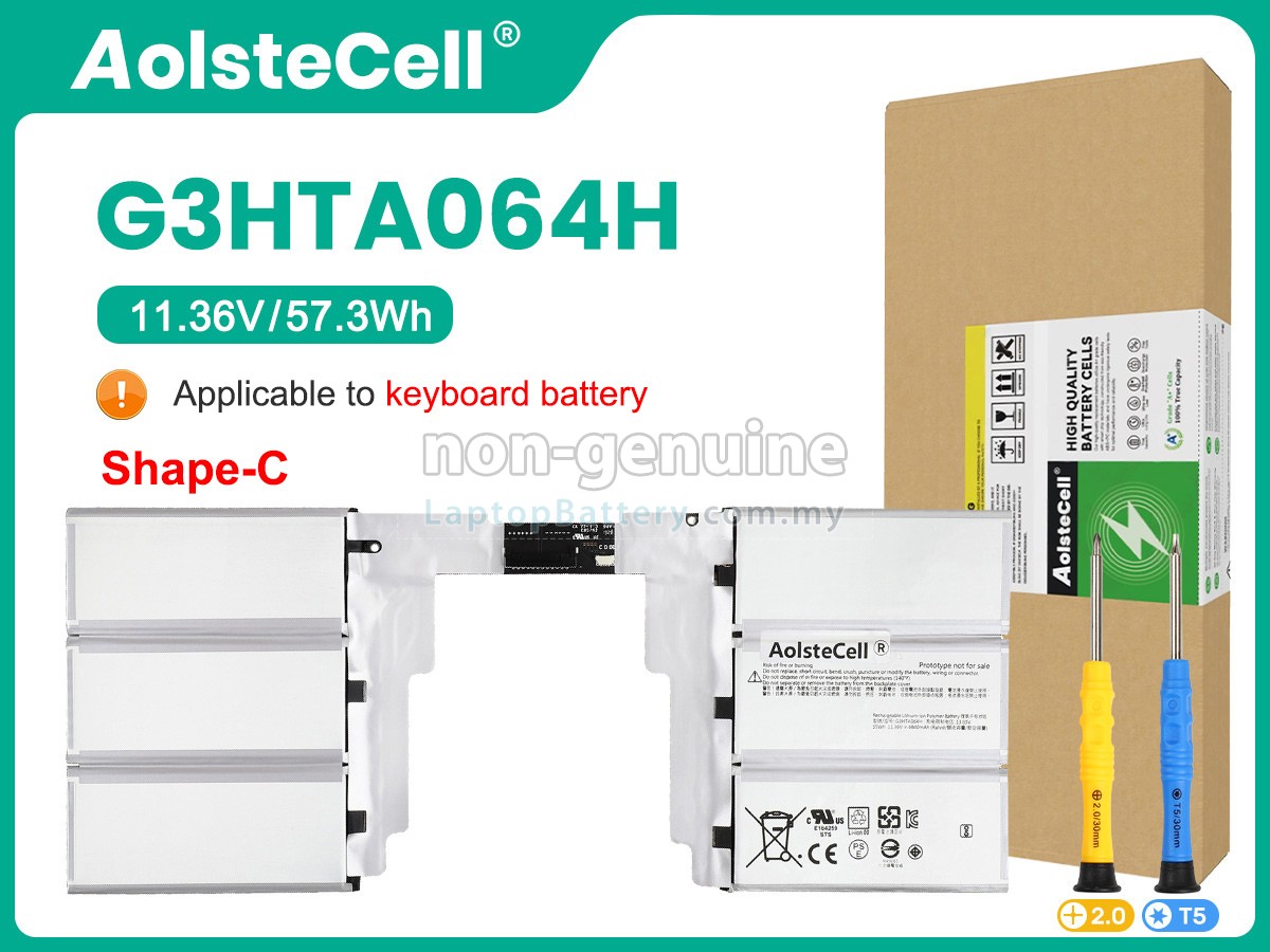 Microsoft Surface BOOK 2 1832 replacement battery