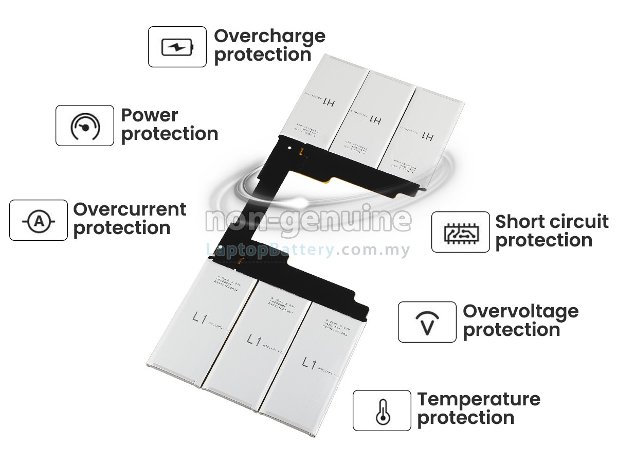 Microsoft Surface BOOK 2 1832 replacement battery