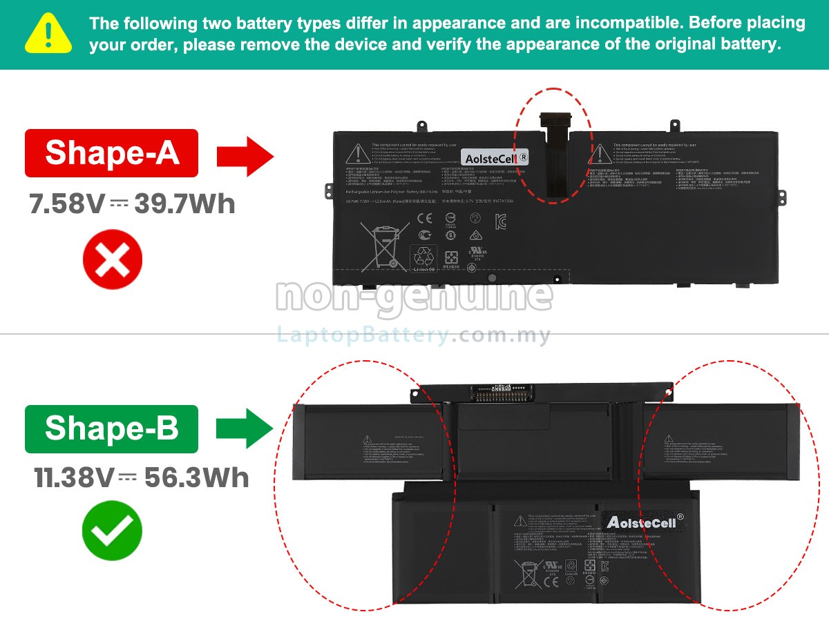 Microsoft Surface LAPTOP STUDIO 1943 replacement battery