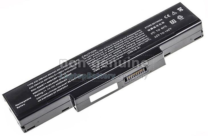 Battery for MSI GX640X laptop