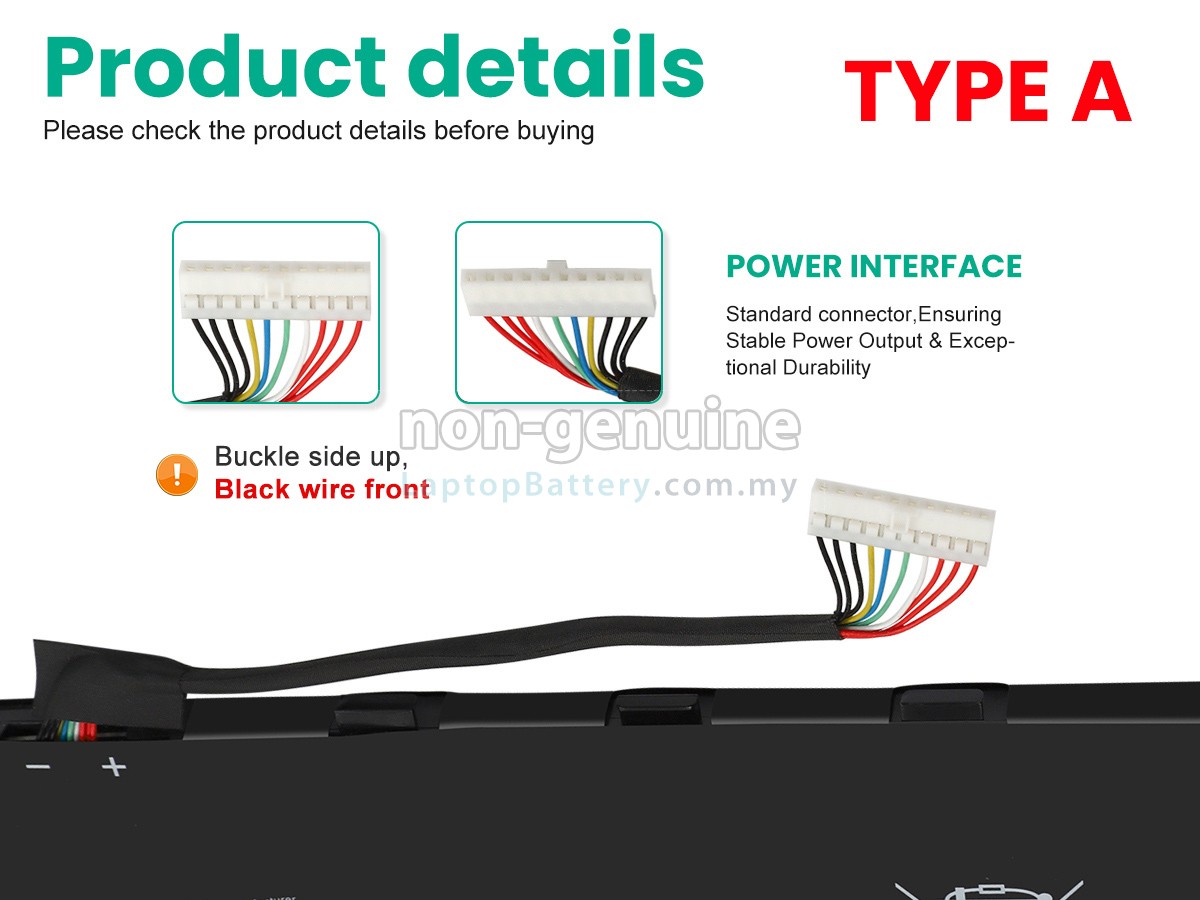 MSI STEALTH GS77 12UHS-083 replacement battery