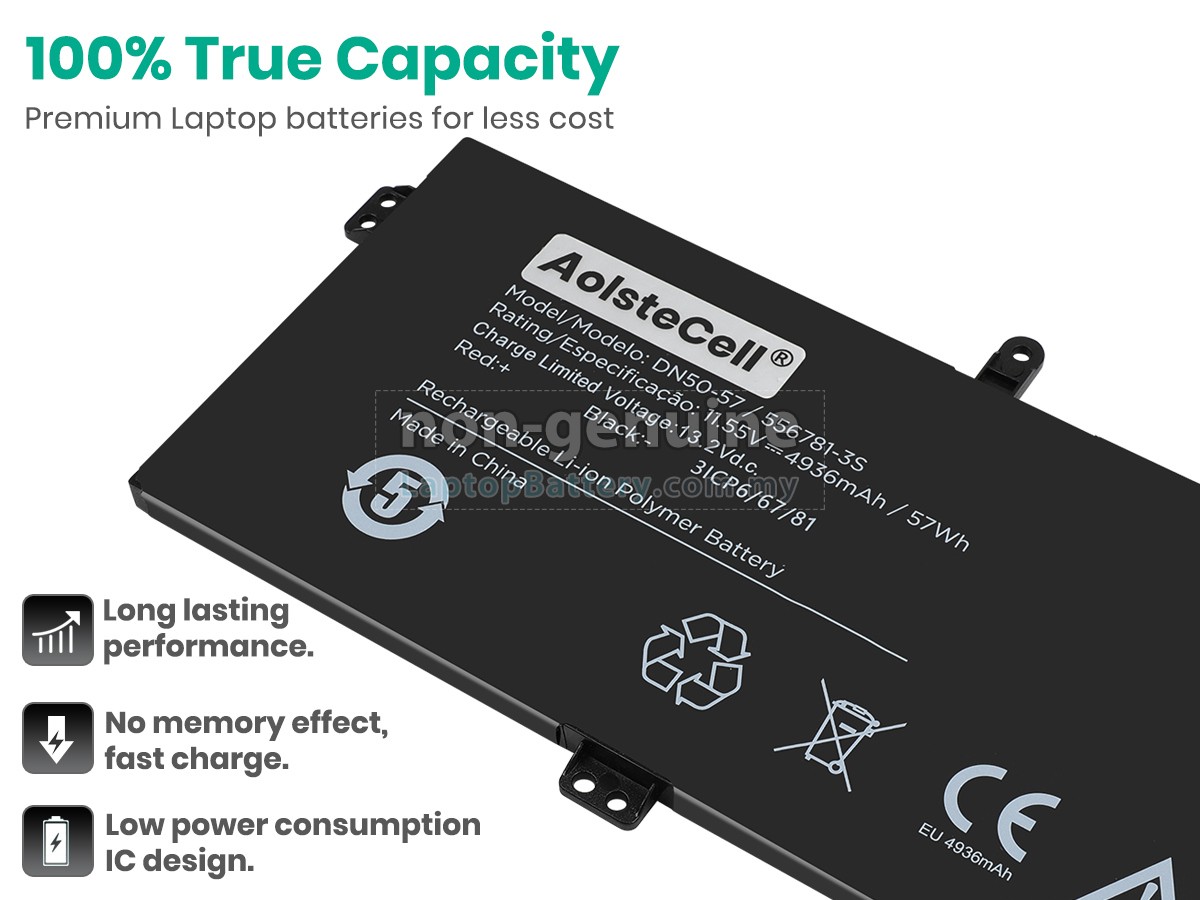 Positivo 556781-3S replacement battery