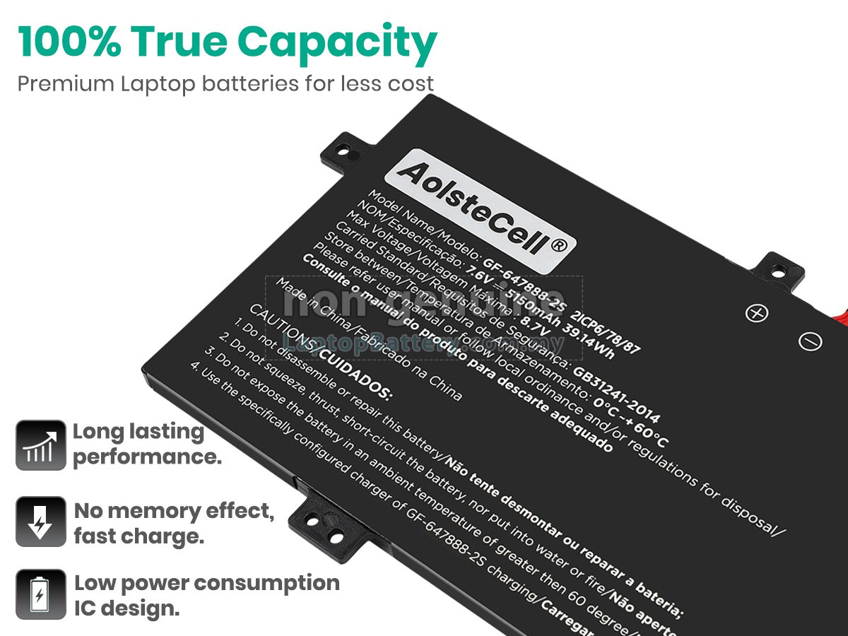 Positivo GF-647888-2S replacement battery