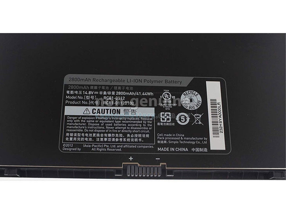 Razer BLADE RC81-01120100 replacement battery