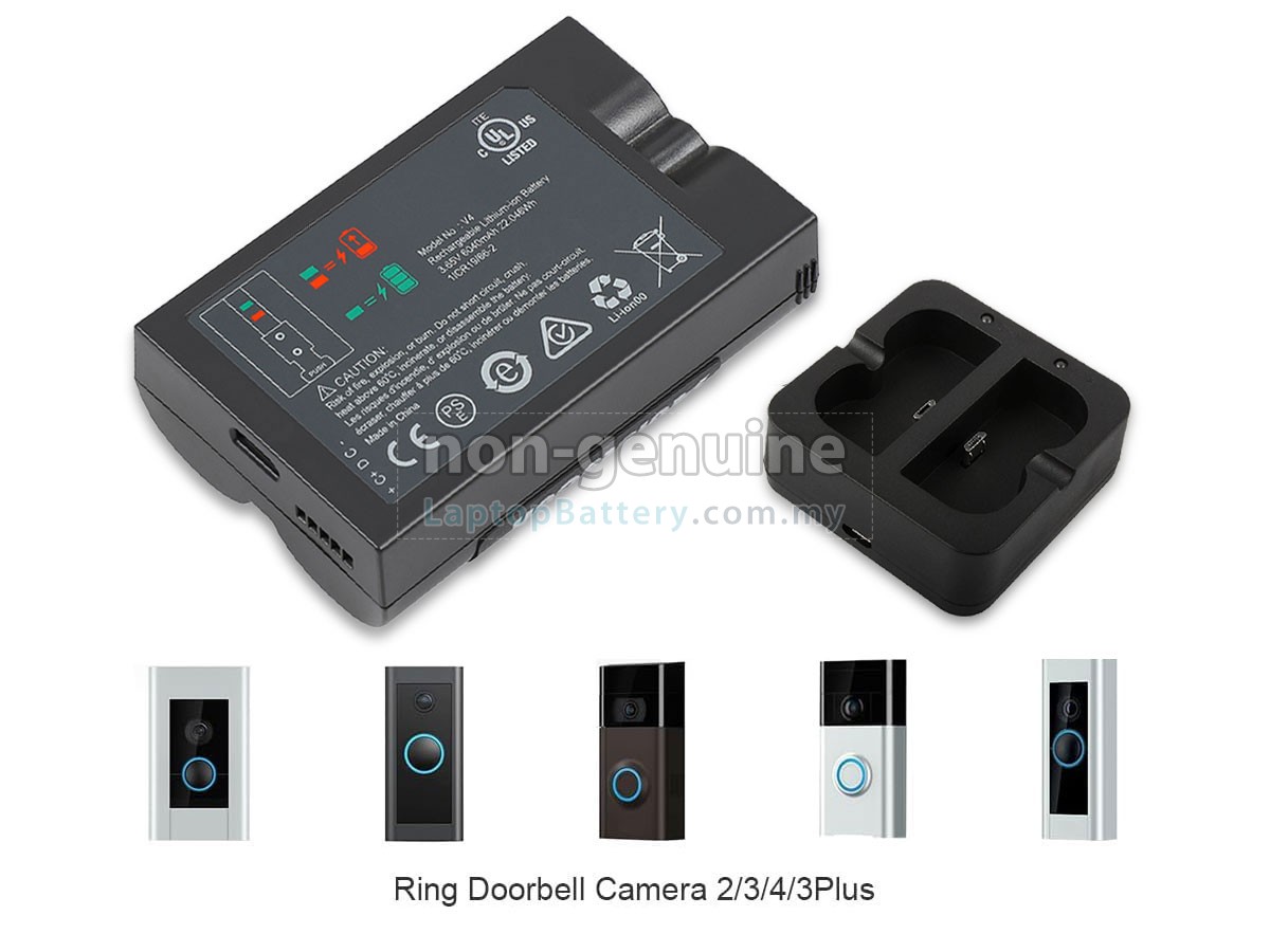 Ring VIDEO DOORBELL 3 PLUS J743 replacement battery