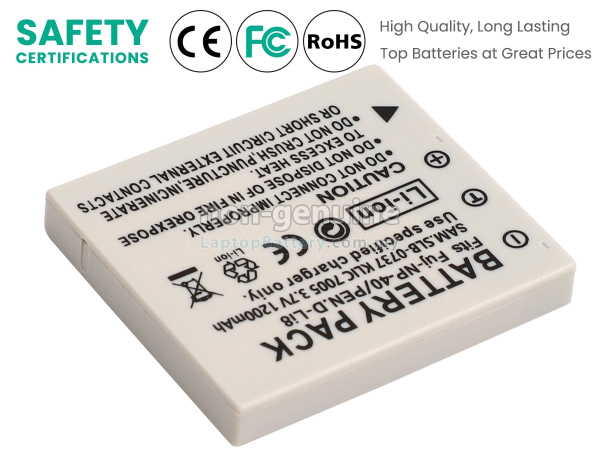 Samsung PENTAX D-LI85 replacement battery