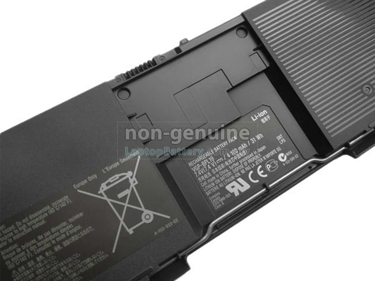 Sony VAIO VPCX11S1E replacement battery