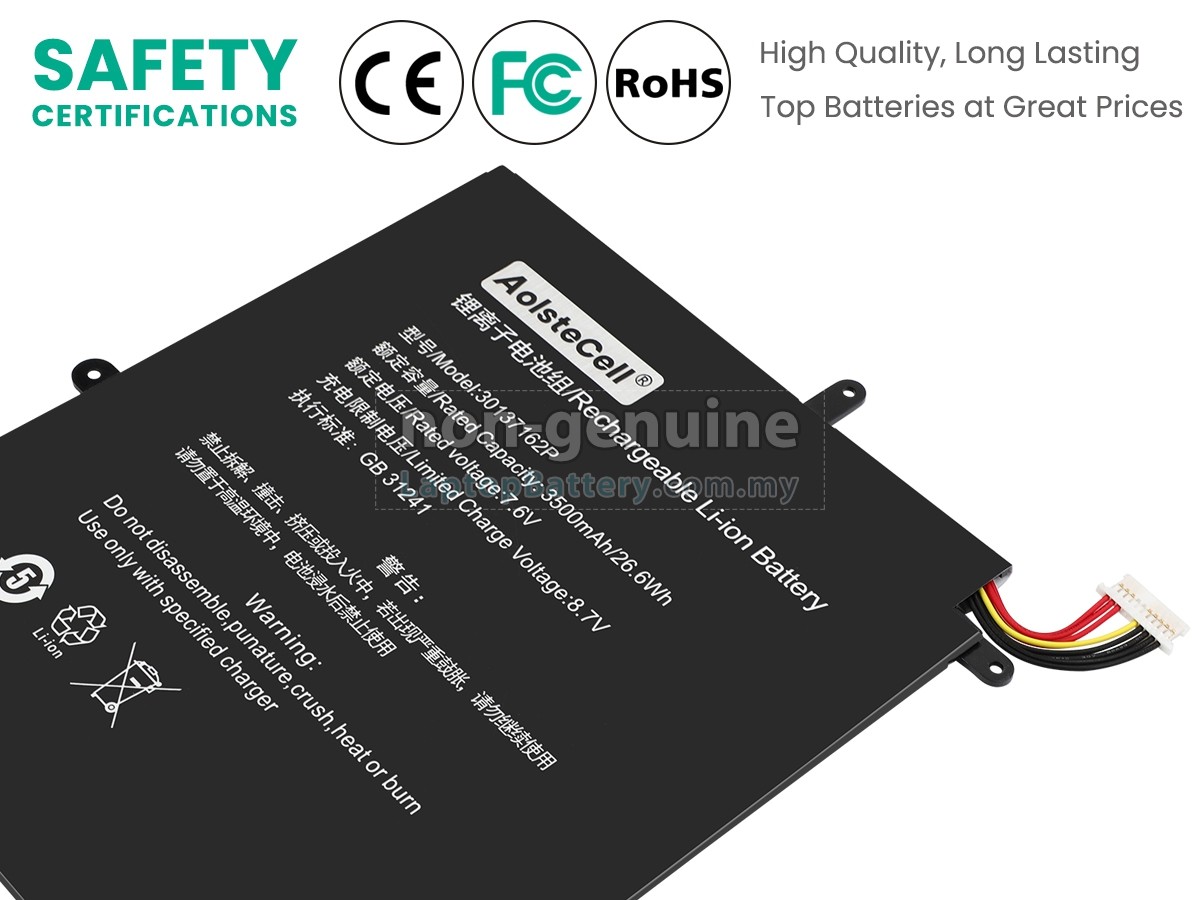 Teclast NV-2778130-2S replacement battery