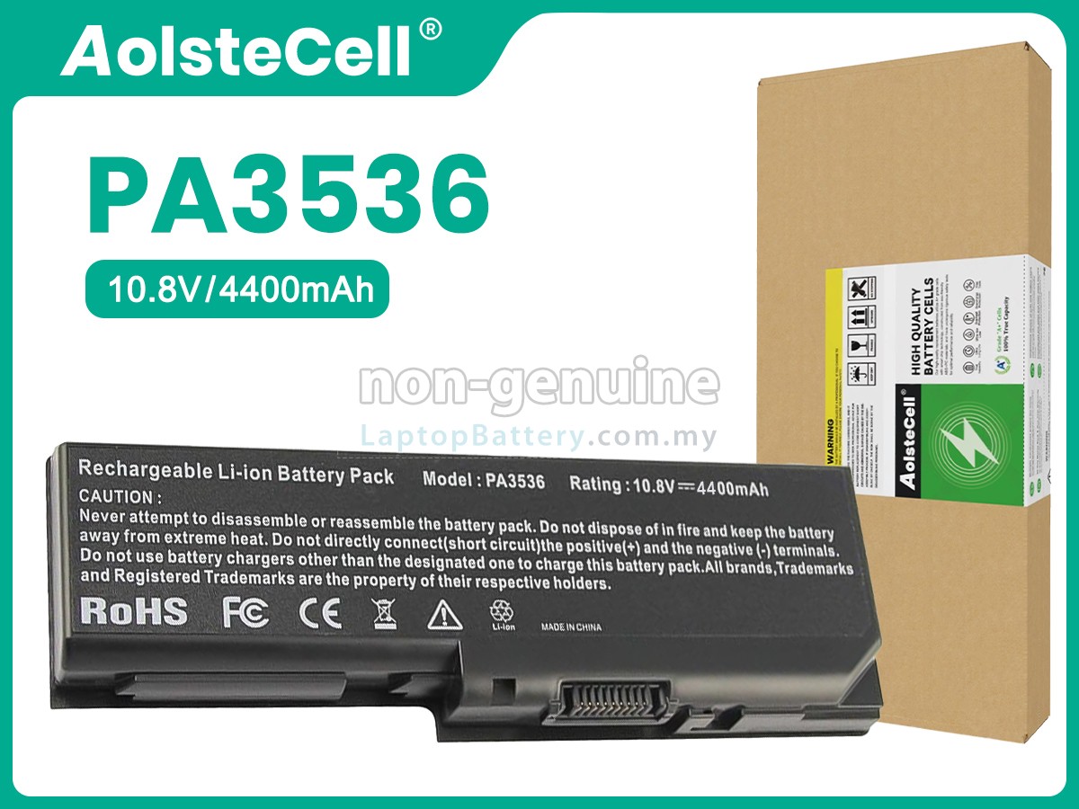 Toshiba PA3537U-1BRS replacement battery