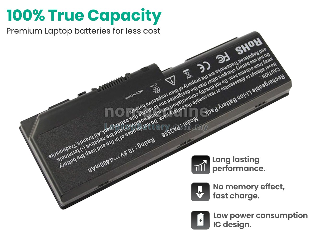 Toshiba PA3537U-1BRS replacement battery