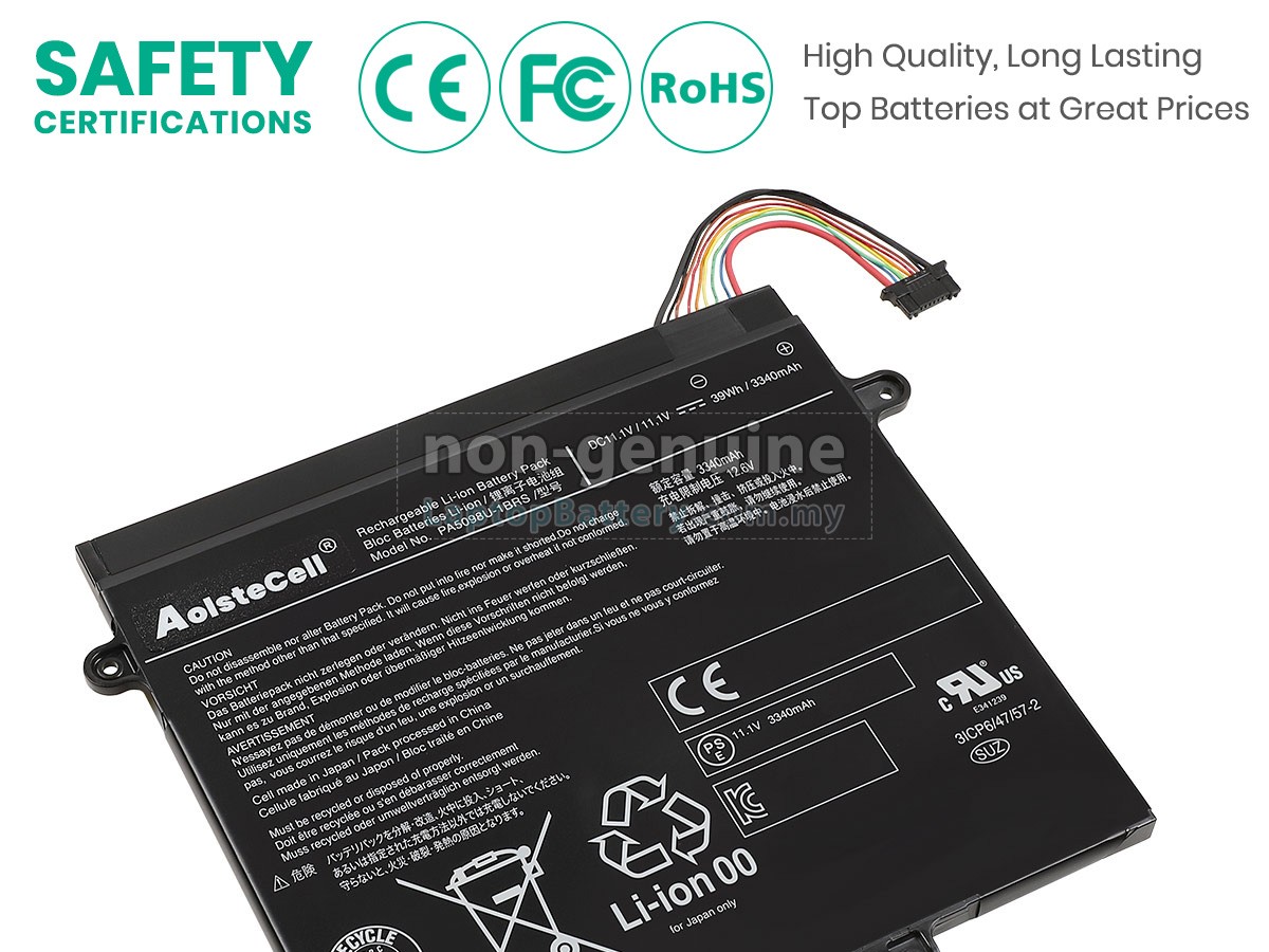Toshiba Portege Z10T-A1102L replacement battery