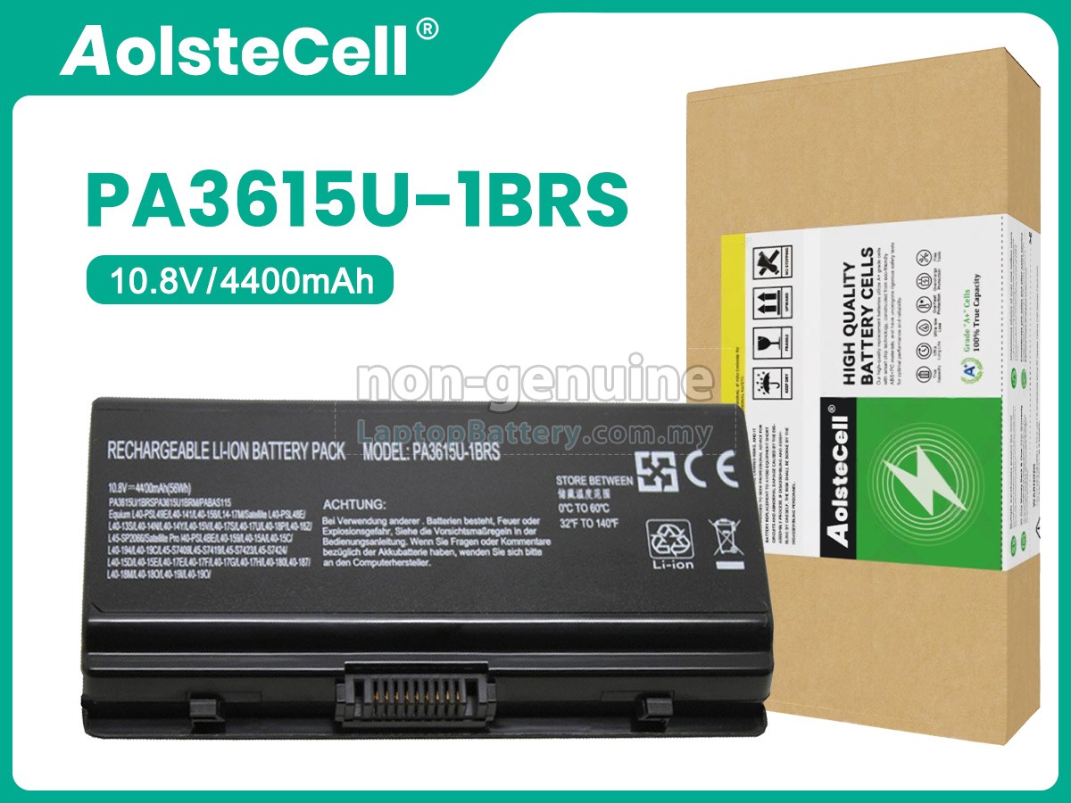 Toshiba Satellite L40-PSL48E replacement battery