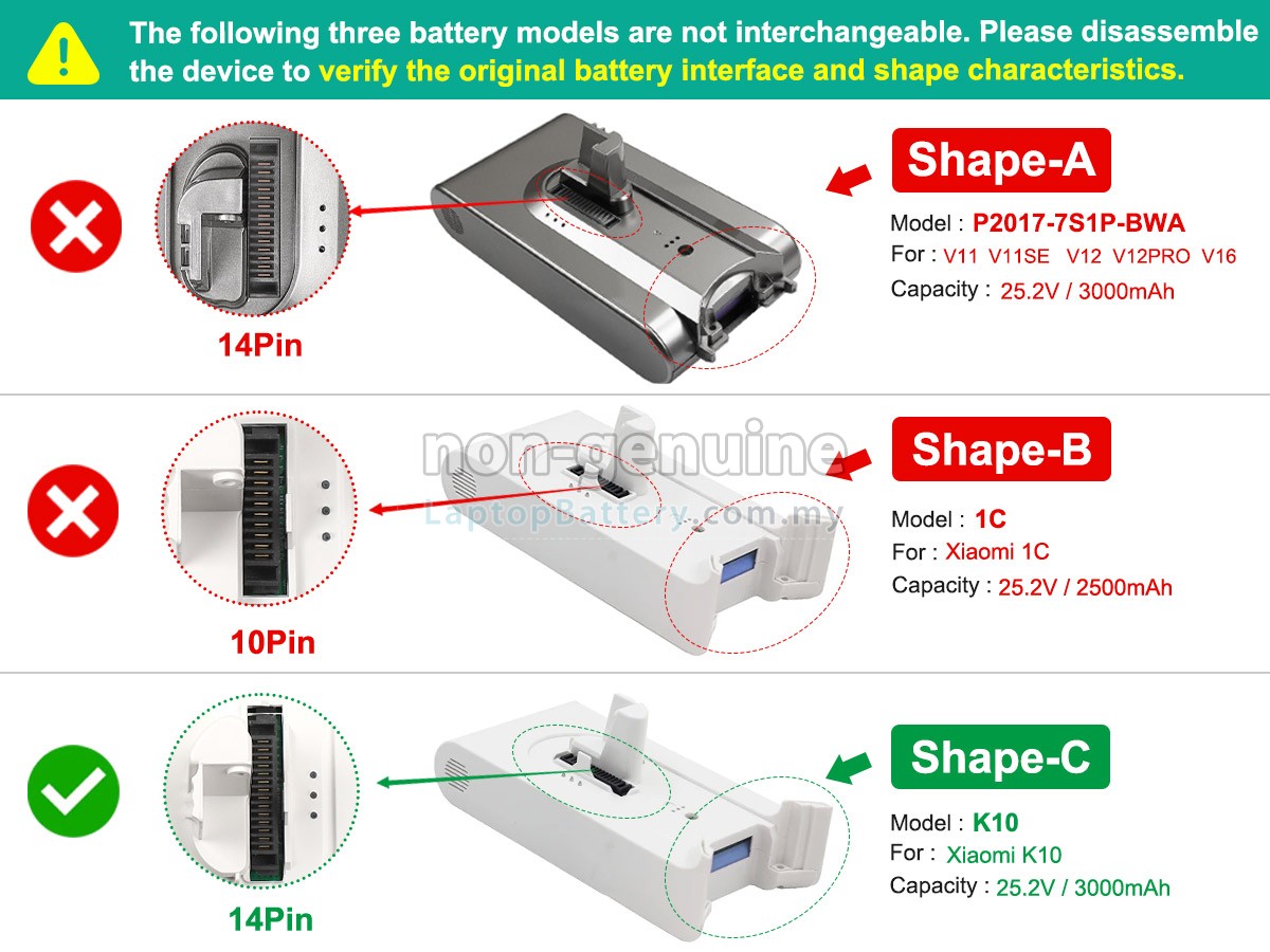 XiaoMi P2017-7S1P-BWA replacement battery