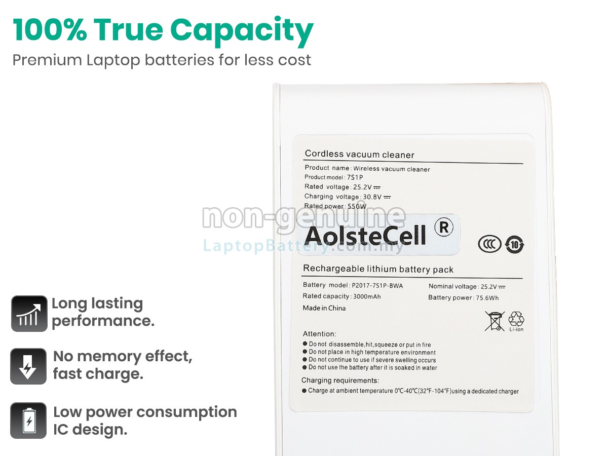 XiaoMi P2017-7S1P-BWA replacement battery