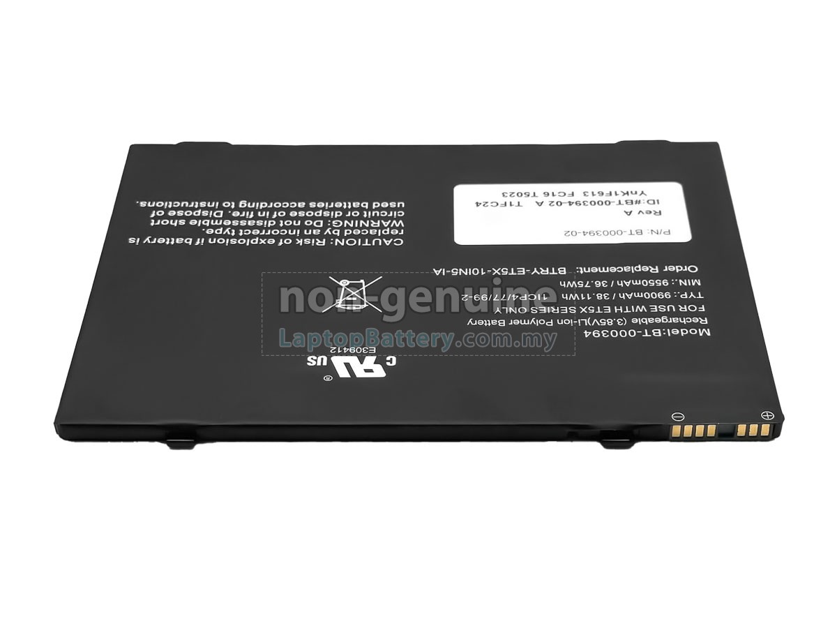 Zebra ET55 replacement battery